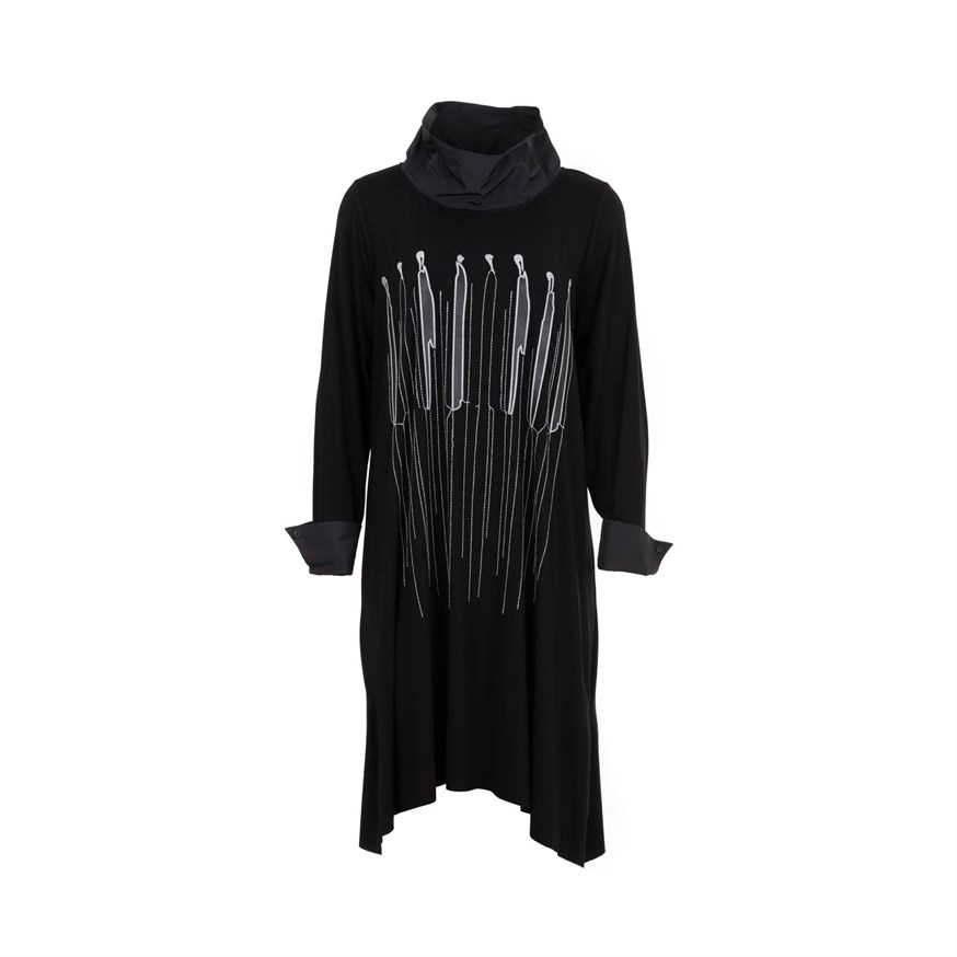 BIZEFASHION NOS-015 KADIN CASUAL TUNİK  SIYAH