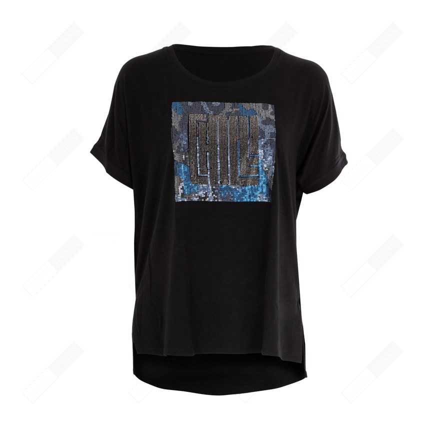 DAIDO 00248 KADIN T-SHIRT  SIYAH
