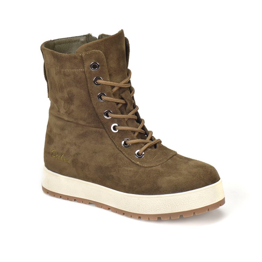 DOCKERS 225610 KADIN CASUAL AYAKKABI  HAKI