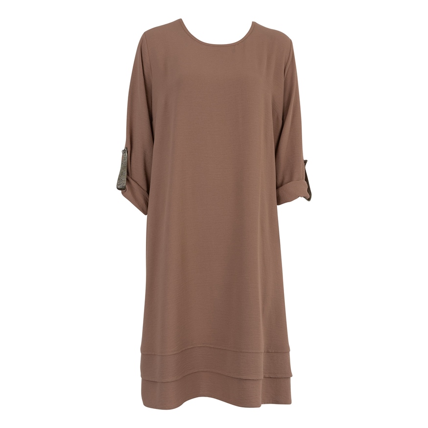 FEMINA 44129 BUYUK BEDEN TUNİK  VIZON