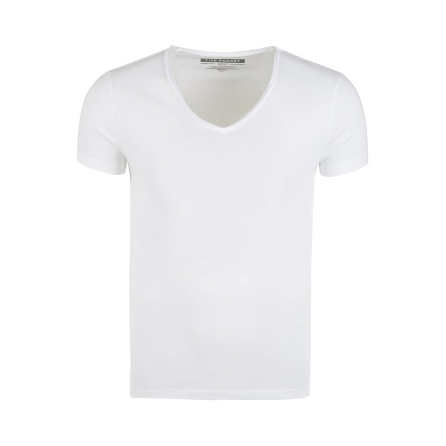 FIVE POCKET 8032 ERKEK T-SHIRT  BEYAZ