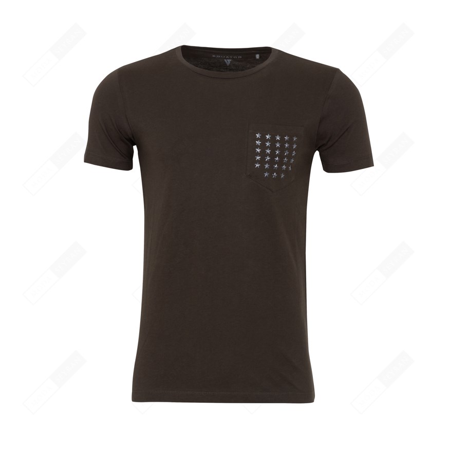 FIVE POCKET 8025 ERKEK CASUAL T-SHIRT  HAKI
