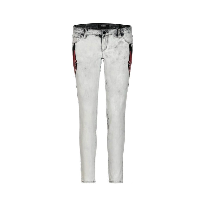 GUESS W81043D2C92 KADIN CASUAL PANTOLON  TAS