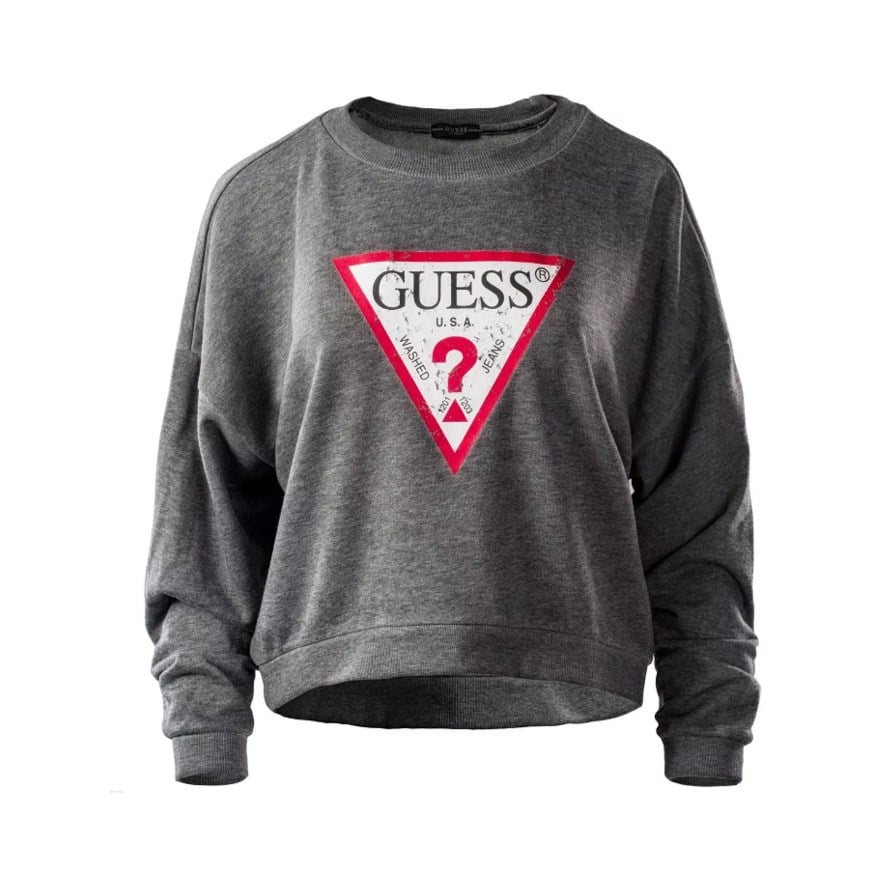 GUESS W93Q73K8K90 KADIN SWEATSHIRT  ANTRASIT