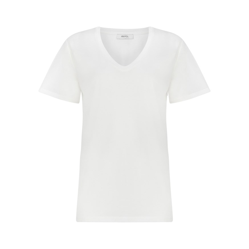 IPEKYOL 70231 KADIN CASUAL PENYE  KIRIK BEYAZ
