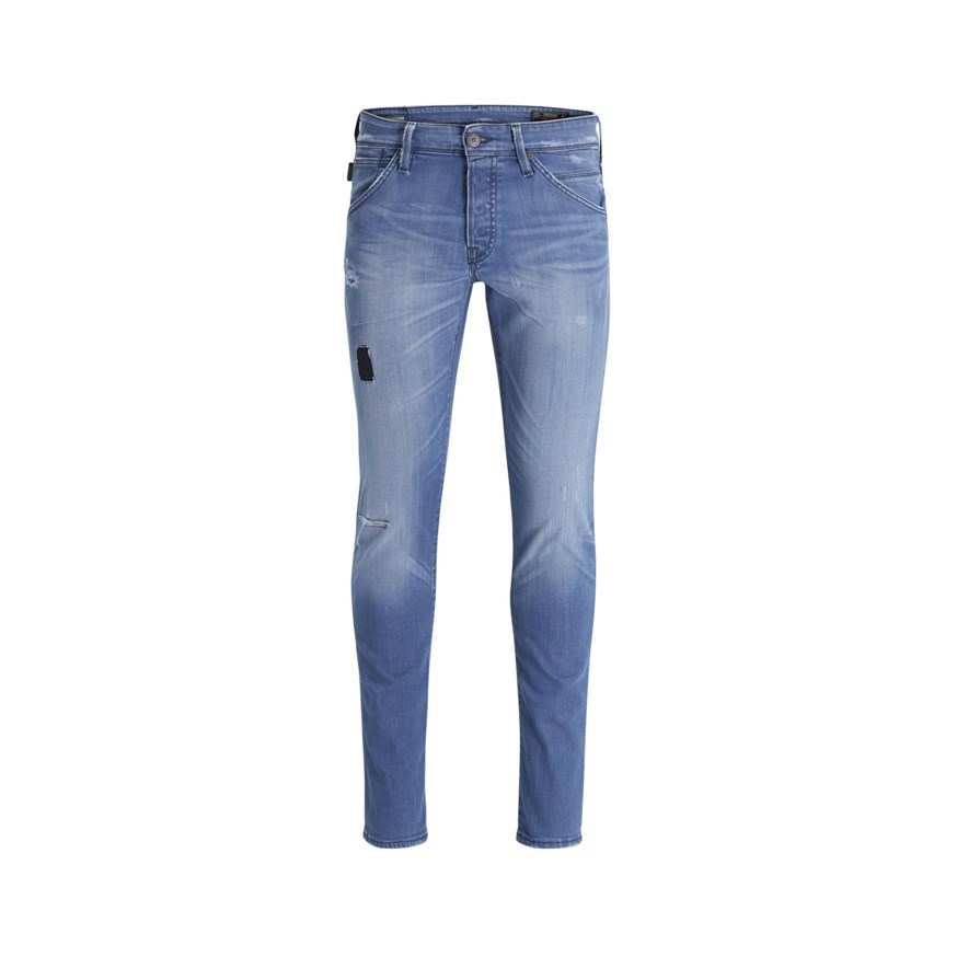 JACK AND JONES 12127359 ERKEK KOT PANTOLON  MAVI