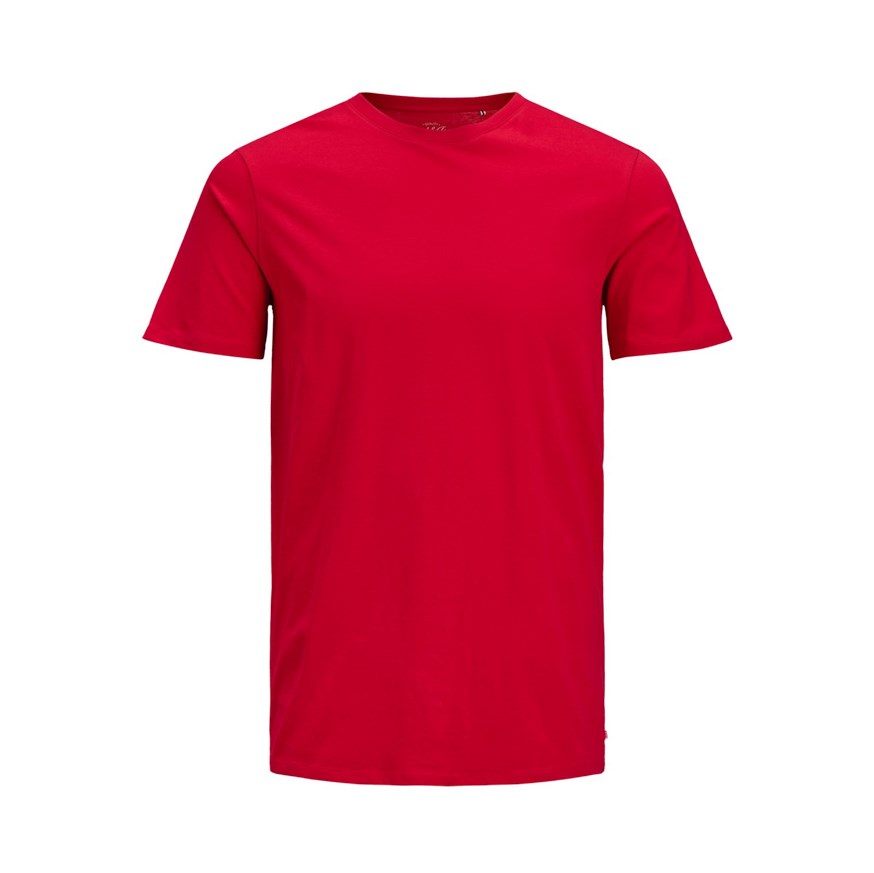 JACK AND JONES 12136712 ERKEK SPOR T-SHIRT  KIRMIZI