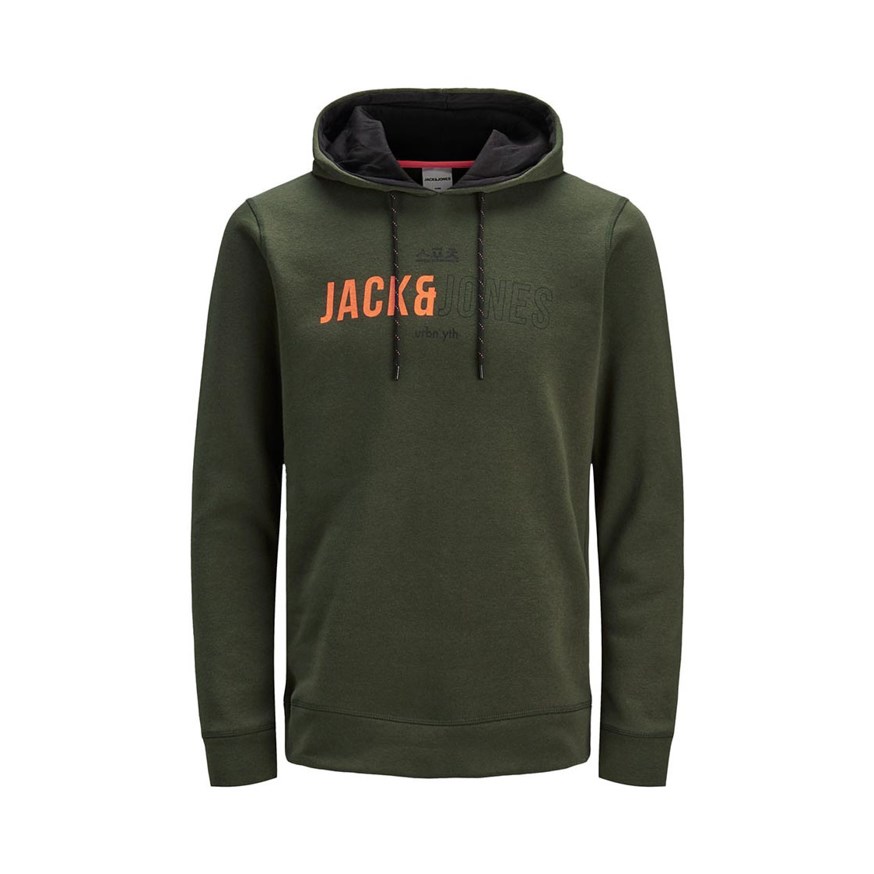 JACK AND JONES 12157721 ERKEK CASUAL SWEATSHIRT  HAKI