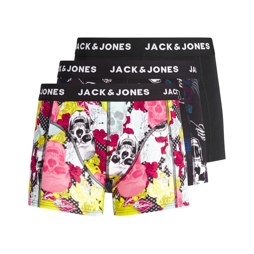 JACK AND JONES 12162635 ERKEK BOXER  SIYAH