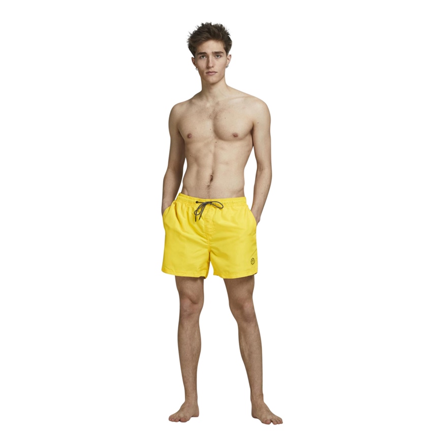 JACK AND JONES 12183741 ERKEK ŞORT  SARI