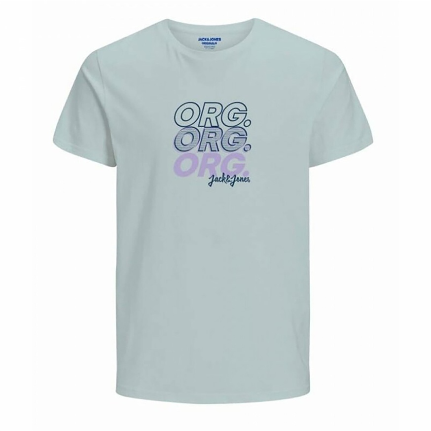 JACK AND JONES 12191907 ERKEK T-SHIRT  MINT