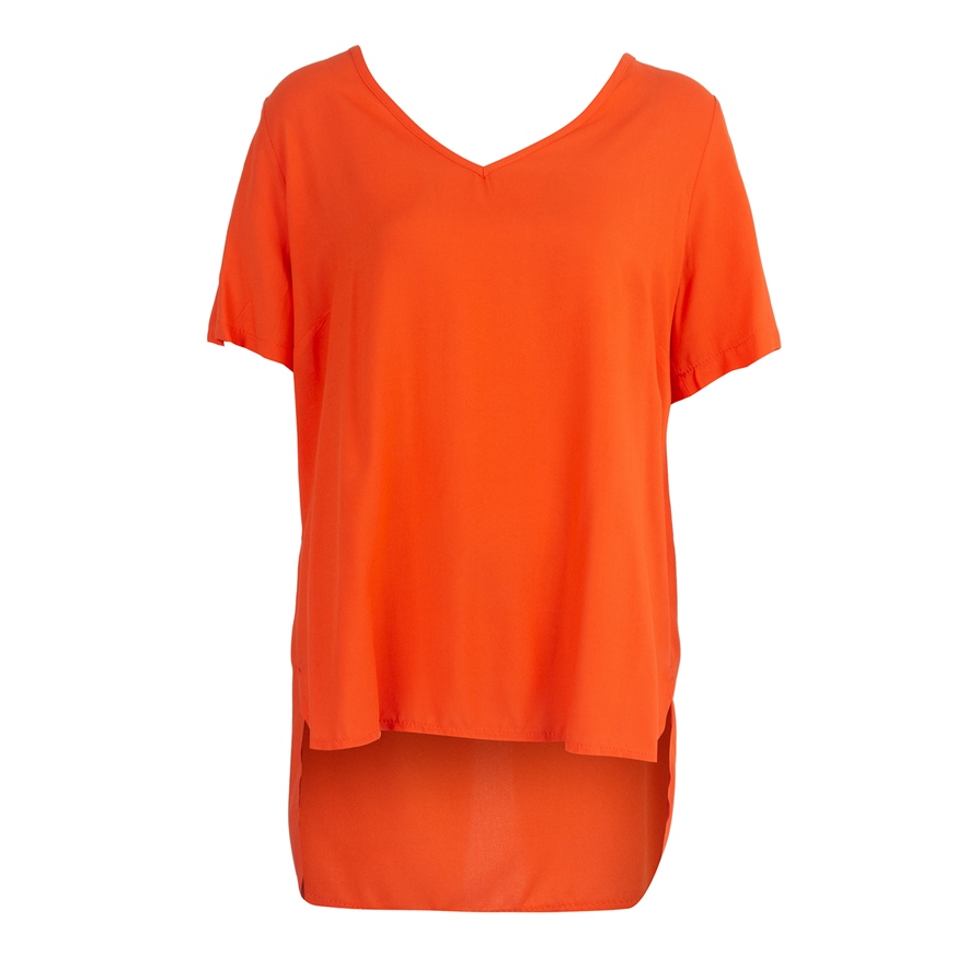 LEMA 73500 BUYUK BEDEN BLUZ  ORANJ