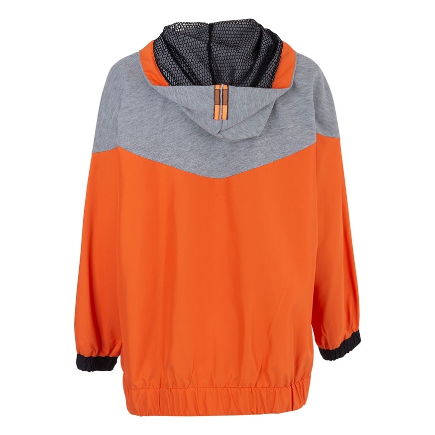LEMA 76070 BUYUK BEDEN TRENÇKOT  ORANJ