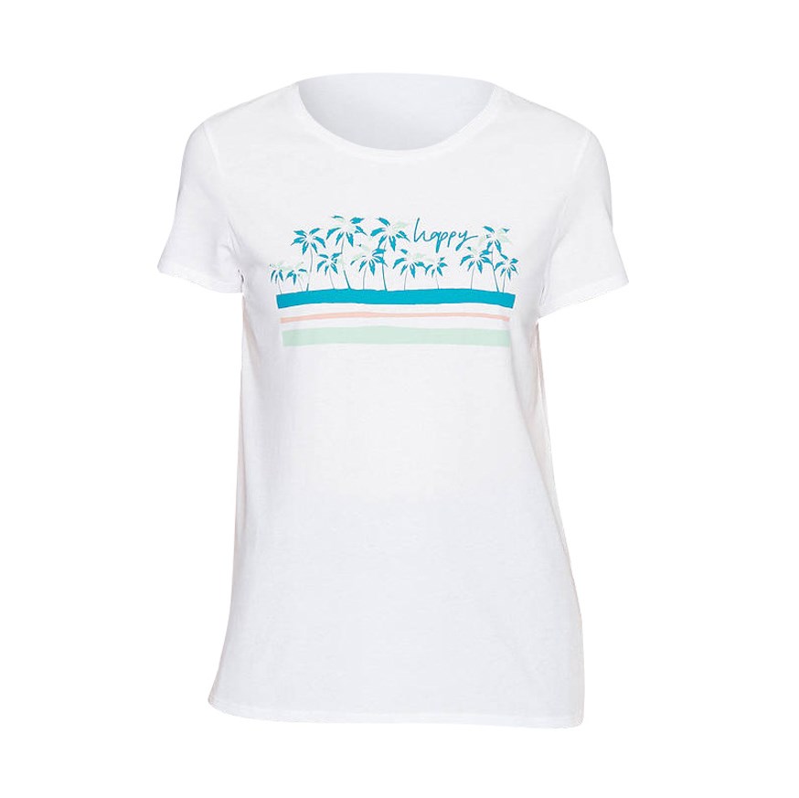 MAVI JEANS 167916-620 KADIN CASUAL T-SHIRT  BEYAZ