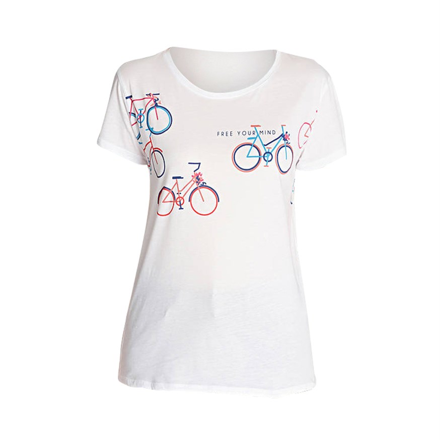 MAVI JEANS 168276-620 KADIN T-SHIRT  BEYAZ