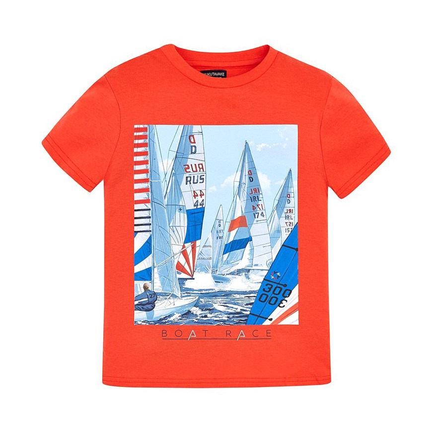 MAYORAL 6032 ÇOCUK CASUAL T-SHIRT  A.MAVI