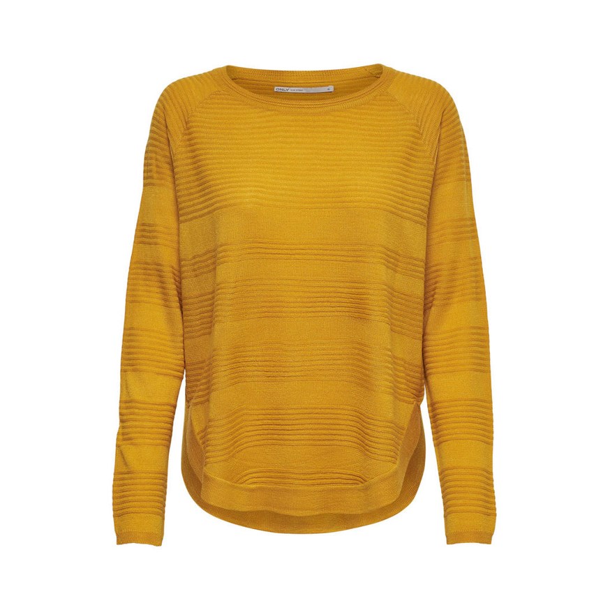 ONLY 15141866 KADIN CASUAL TRİKO  HARDAL