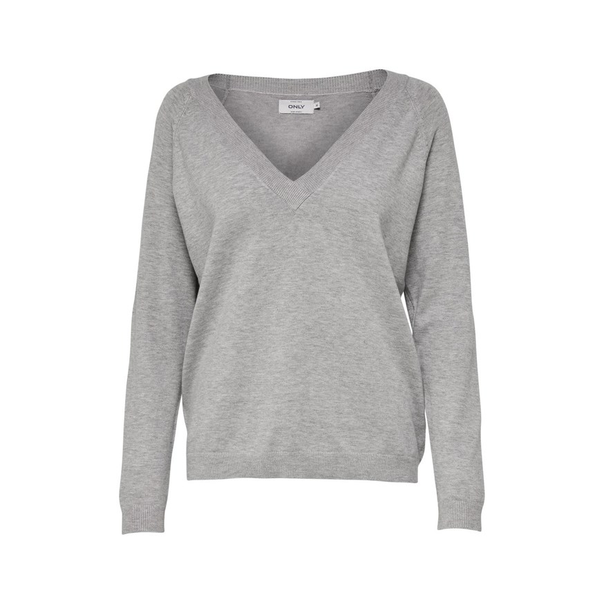 ONLY 15169582 KADIN CASUAL TRİKO  GRI