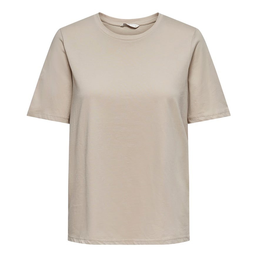 ONLY 15172124 KADIN T-SHIRT  BEJ
