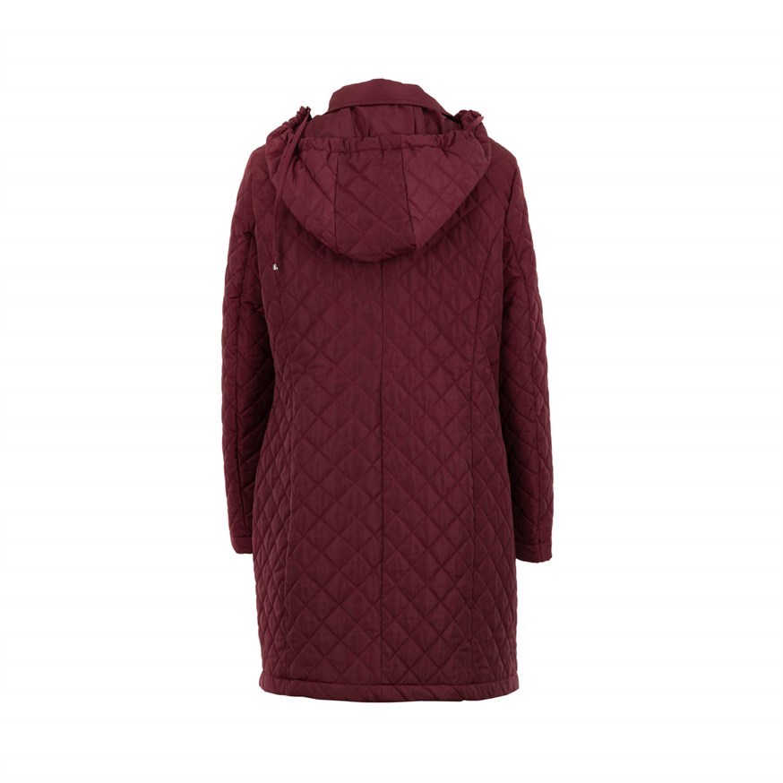 SEVDA 669 BUYUK BEDEN KABAN  BORDO