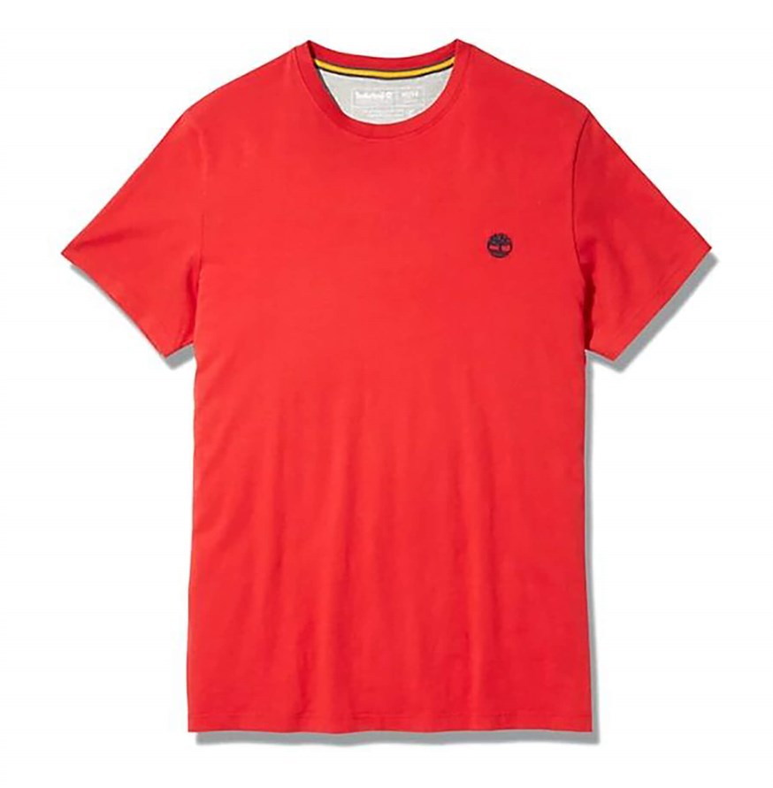 TIMBERLAND TB0A2BPRP921 ERKEK T-SHIRT  KIRMIZI