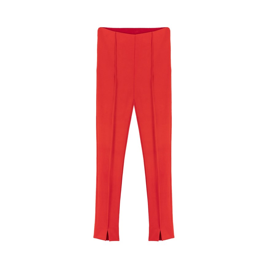 TWIST 3075 KADIN CASUAL PANTOLON  KIRMIZI