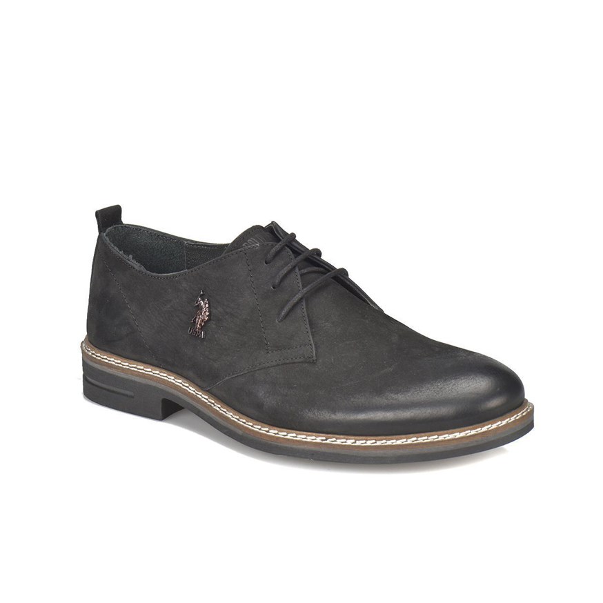 U.S.POLO ASSN. AYK MAINZ ERKEK CASUAL AYAKKABI  SIYAH