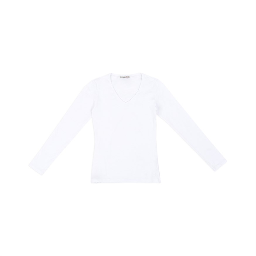 VENA 2108 KADIN CASUAL T-SHIRT  BEYAZ