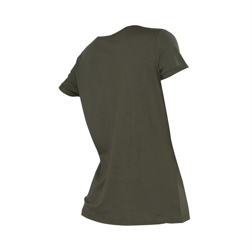 VENA 25645 KADIN CASUAL T-SHIRT  HAKI