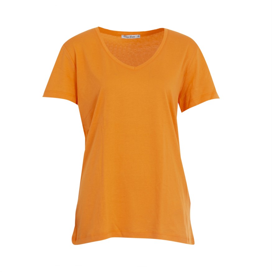 VENA 25645 KADIN T-SHIRT  TURUNCU
