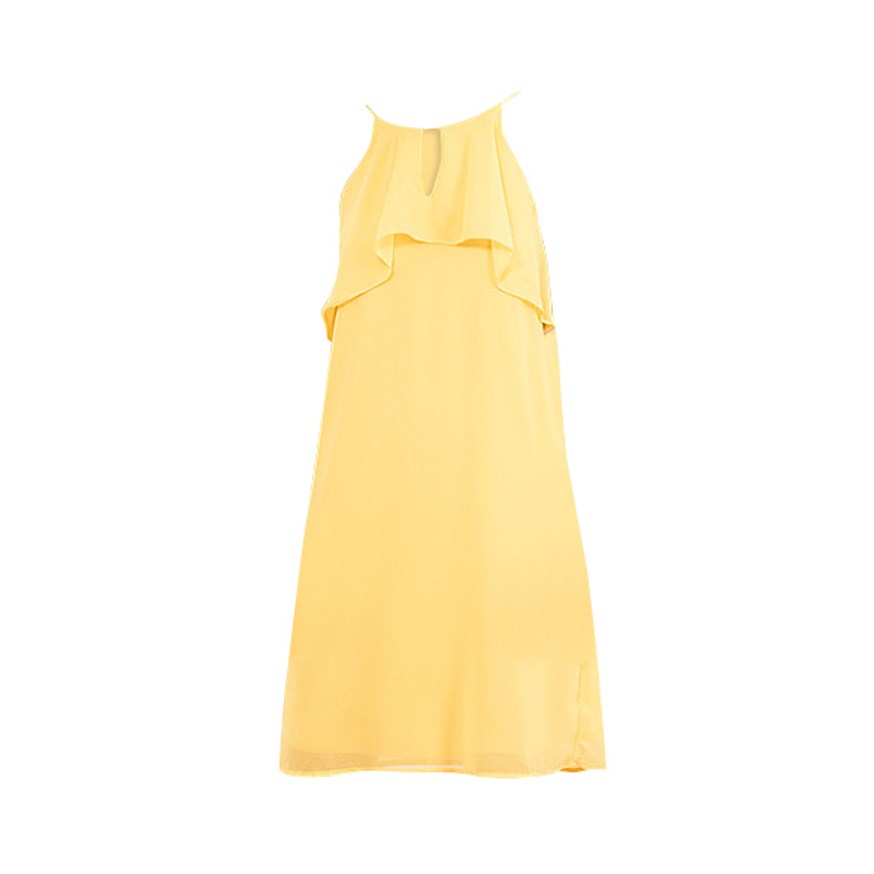 VERO MODA 10212369 KADIN ELBİSE  SARI