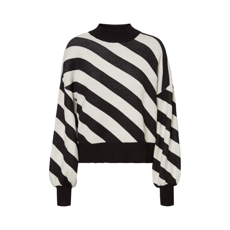 VERO MODA 10216420 KADIN CASUAL TRİKO  SIYAH