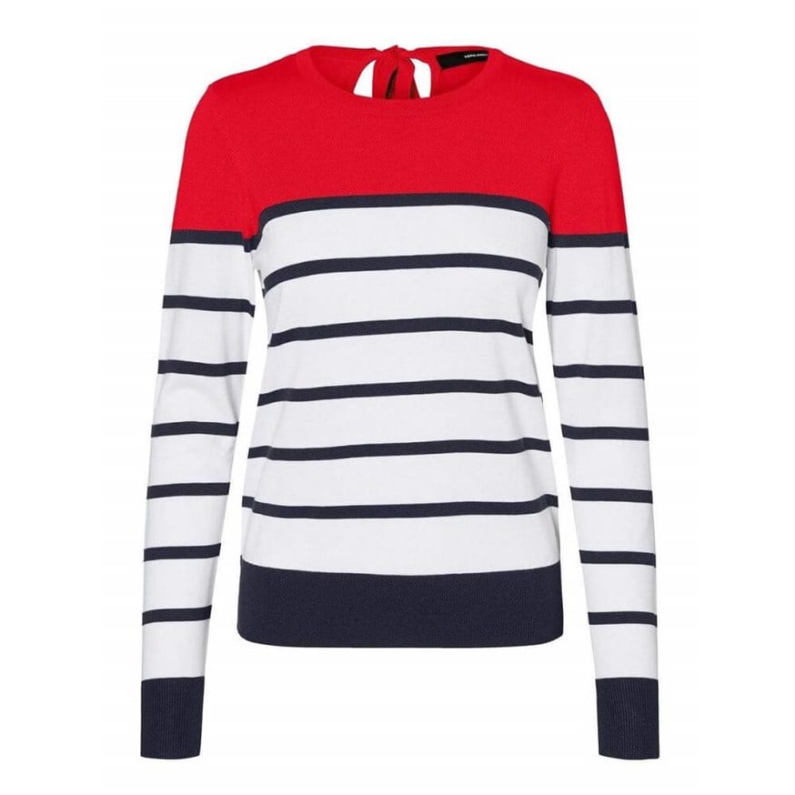 VERO MODA 10223742 KADIN TRİKO  KIRMIZI