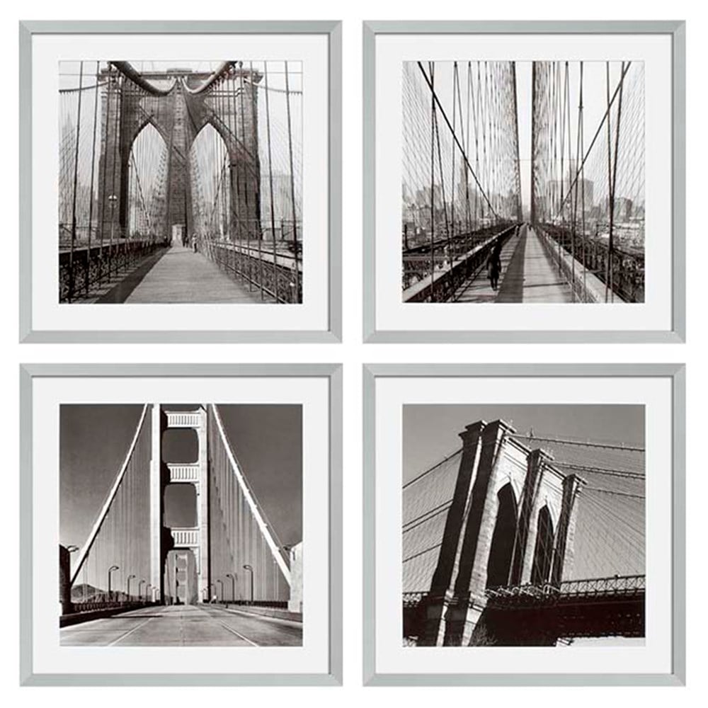 Prints New York Bridges set of 4