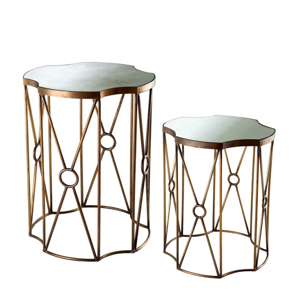 Side Table Sun set of 2