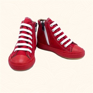 Lil Bugga Killah, kırmızı renk, kız ve erkek çocuklar için kışlık spor ayakkabı.