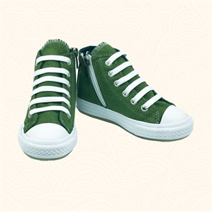 Lil Bugga Killah, yeşil renk, kız ve erkek çocuklar için kışlık spor ayakkabı.