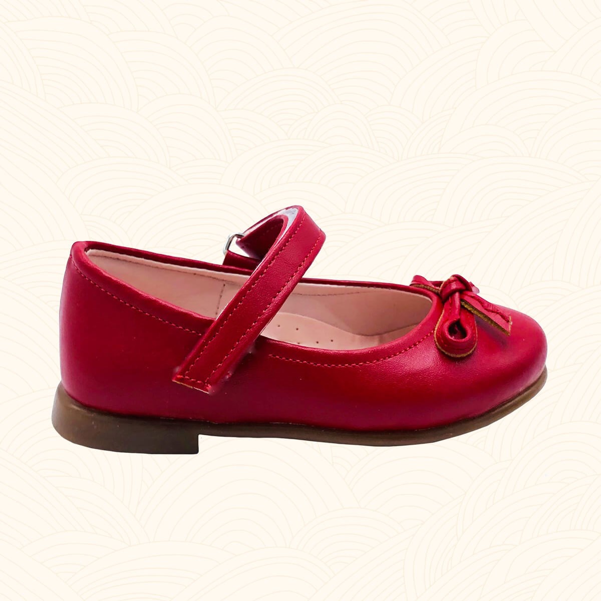 Kız Çocuk Babet Ayakkabı Kitty - Kırmızı Renk 2182 | Lilbugga