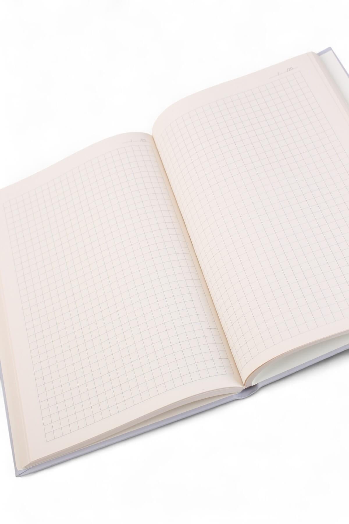 14x21cm Çizgili Sert Kapak Hayatım 160 Sayfa Dikişli Defter