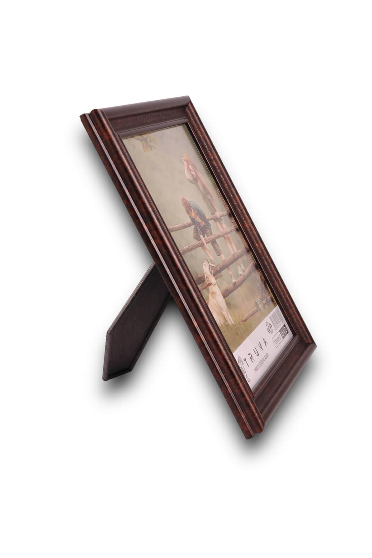 15x21 Kahverengi Madrid Plastik Çerçeve