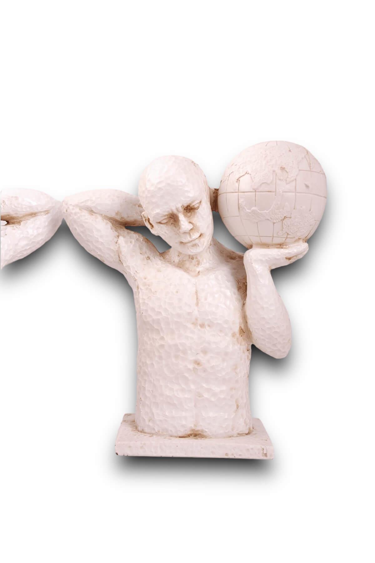 2li Beyaz Atlas Kitap Tutucu Polyester Dekor