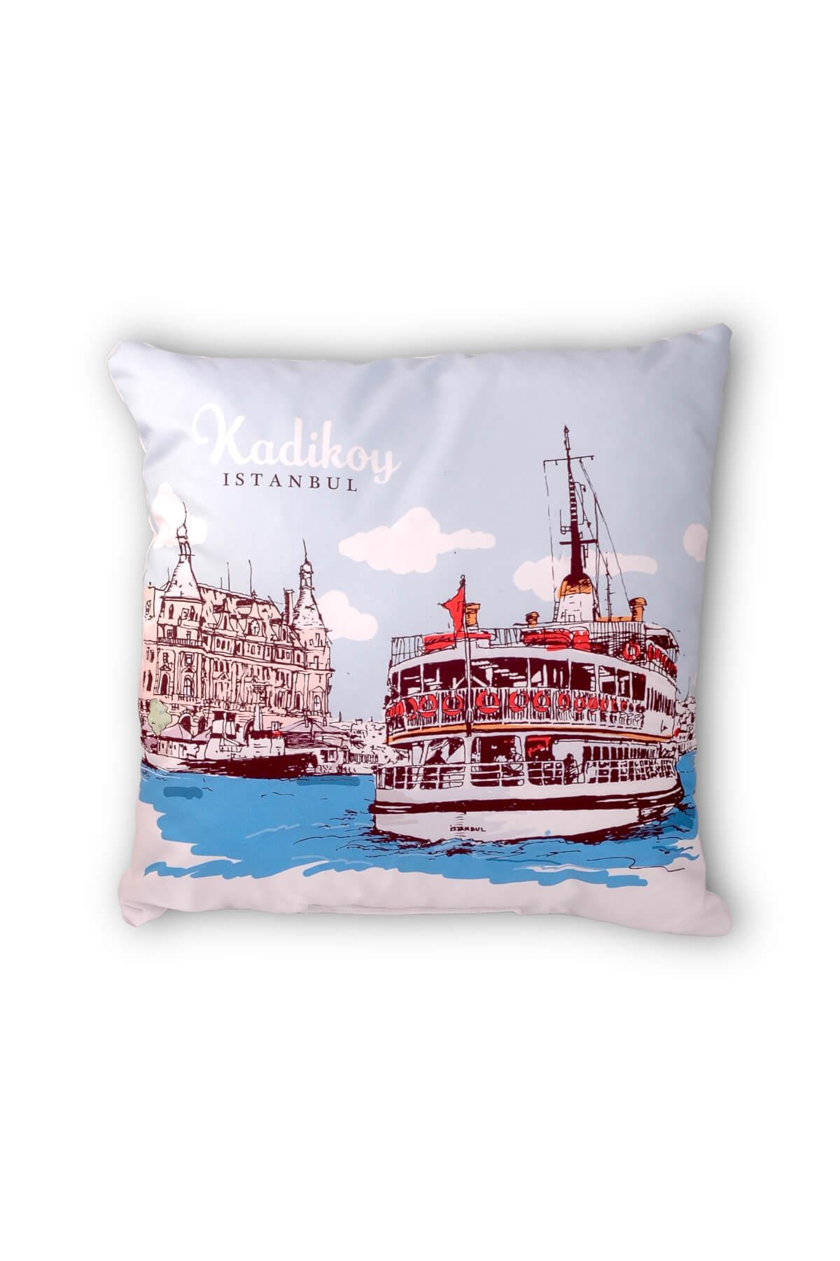 40x40 cm Kadıköy Vapur Yastık