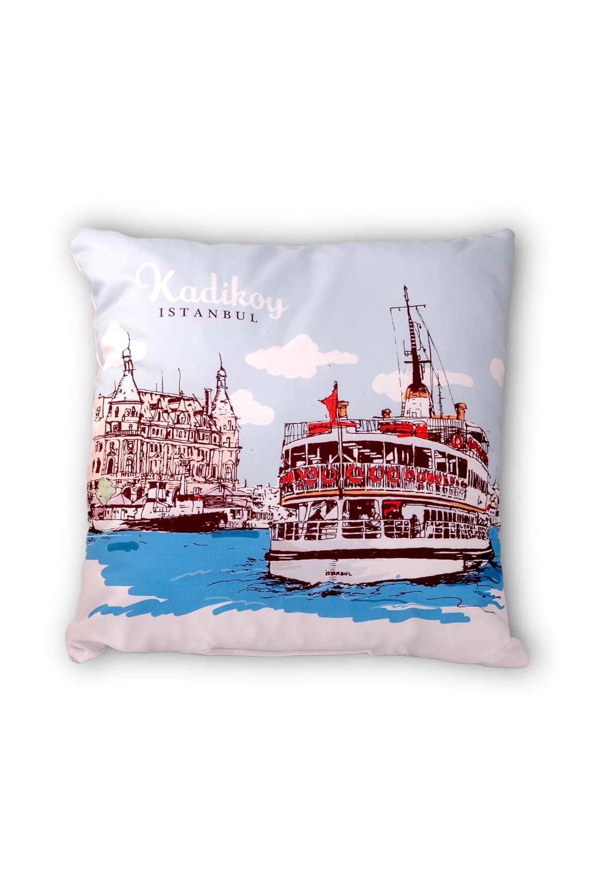 40x40 cm Kadıköy Vapur Yastık