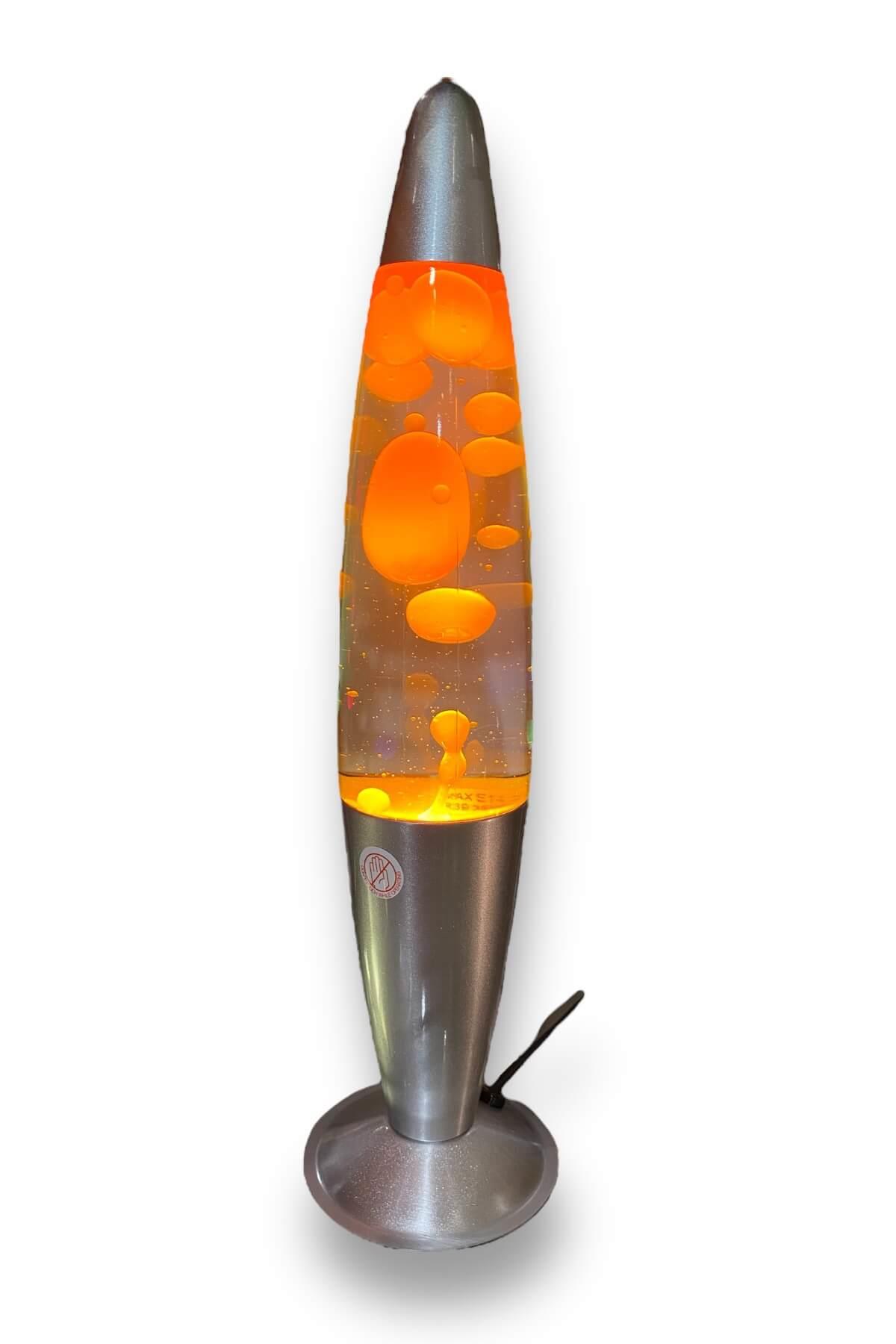 41 cm Turuncu Renkli Lava Lamba