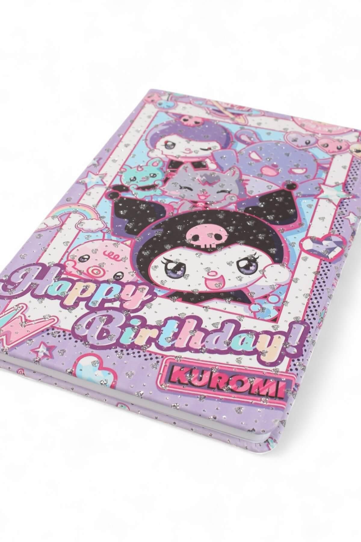 A5 Nokta Simli  Kuromi Defter
