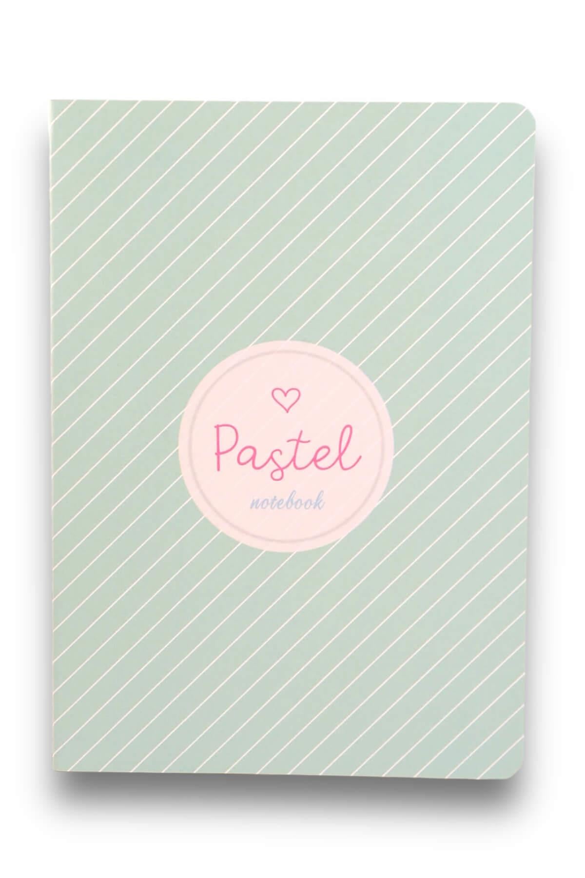 A5 Pastel Renkli Terzi Dikişli İnce Defter No.2