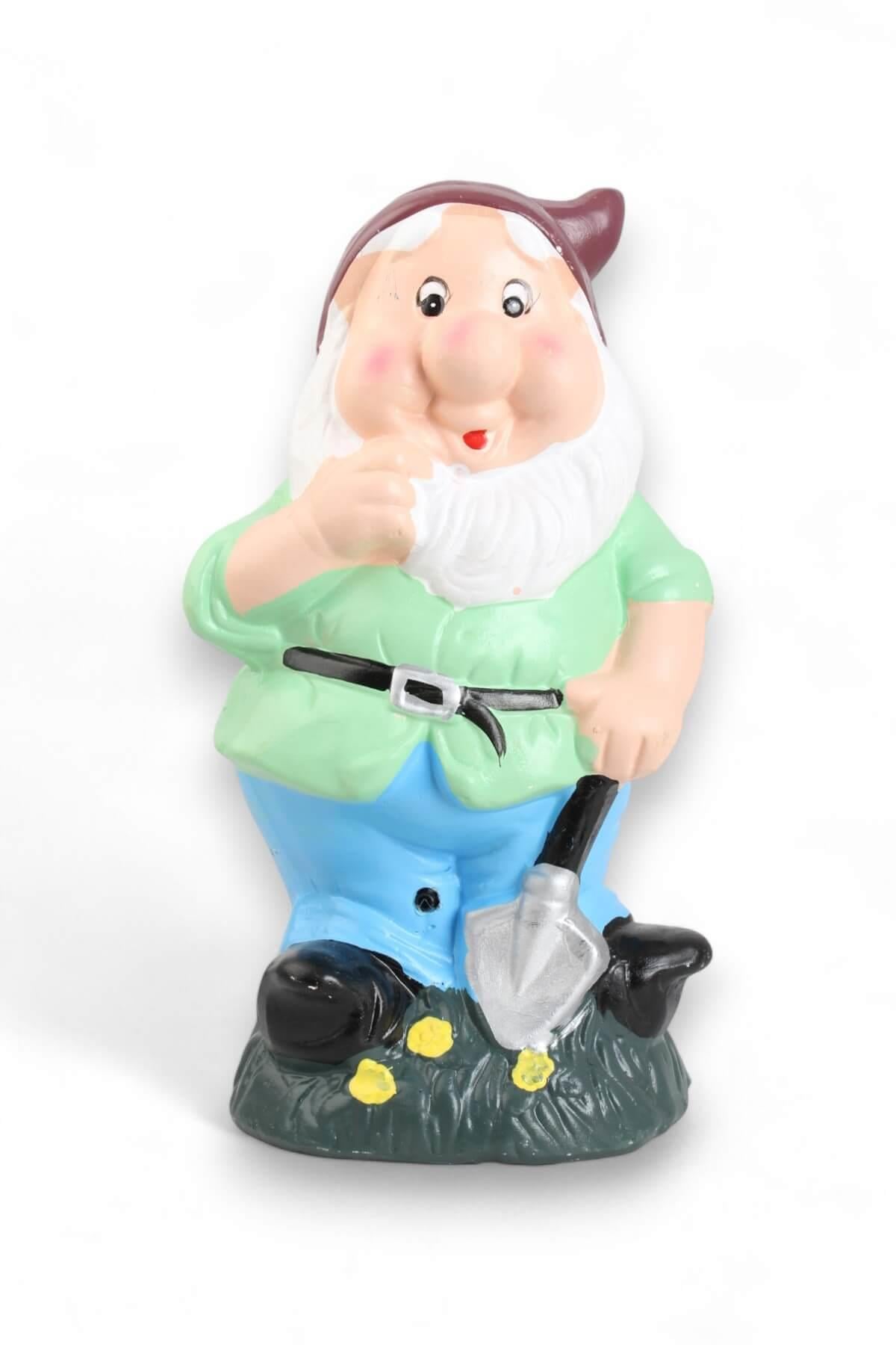 Kürekli Islık Çalan Cüce Dekor 25cm