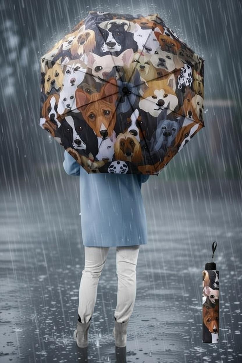 Dog's Çanta Boy Şemsiye
