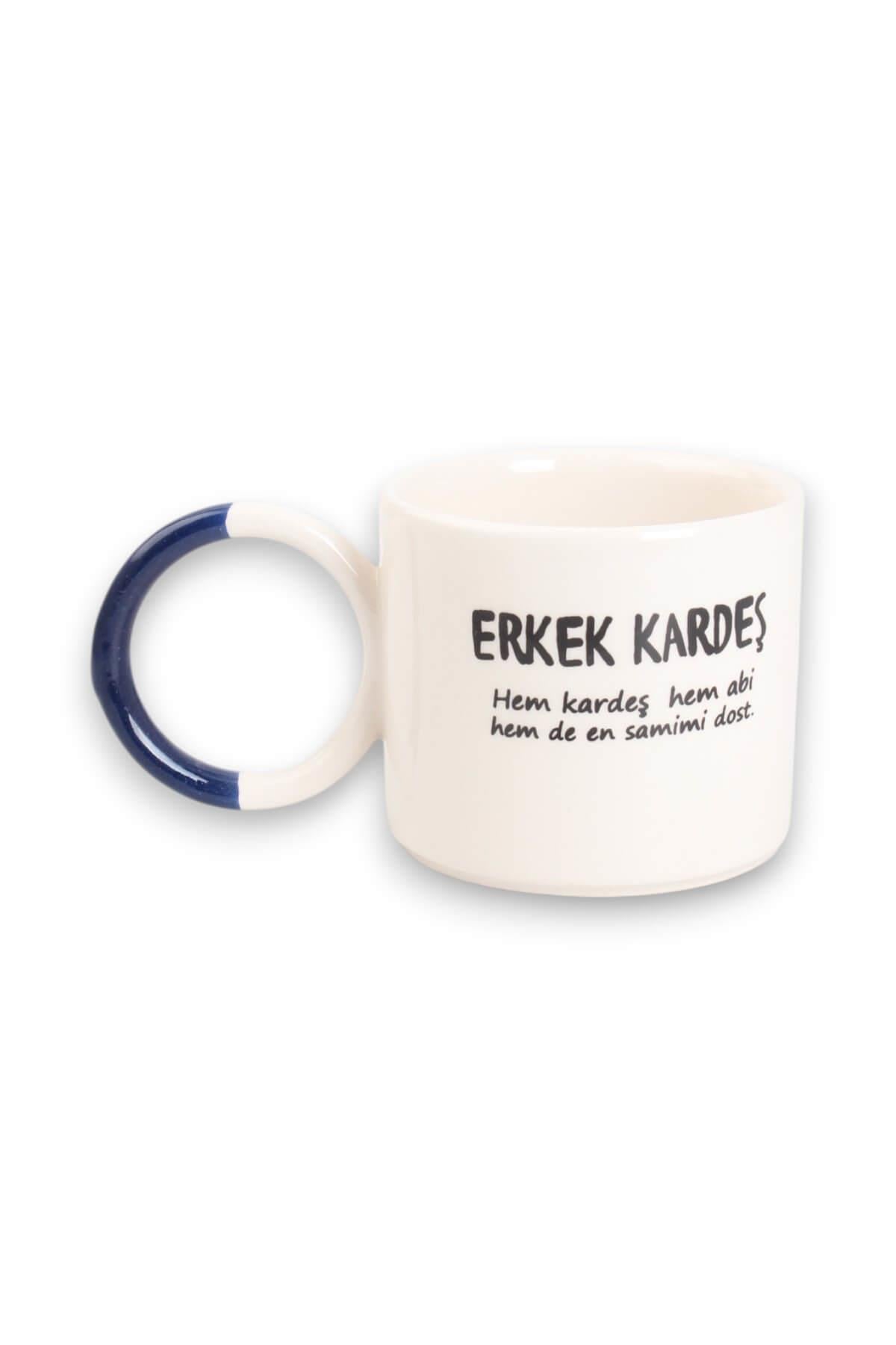 Erkek Kardeş Yuvarlak O Sap Kupa