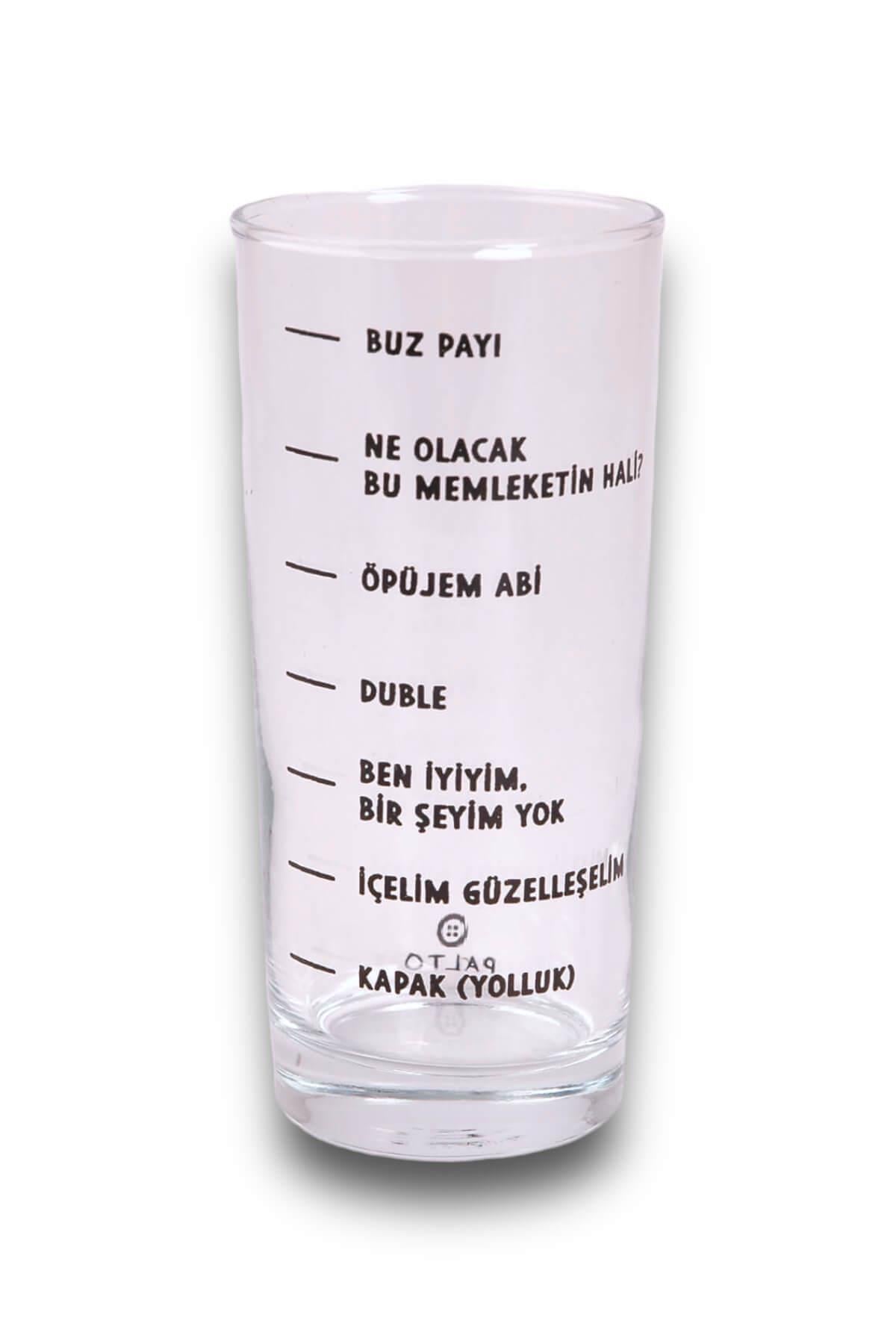 Ölçülü Rakı Kadehi